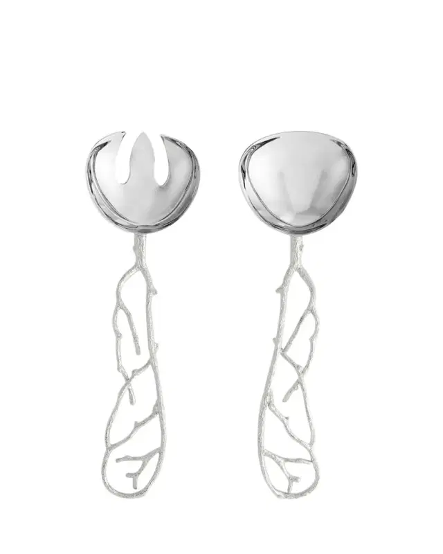 Michael Aram Pomegranate Silver & Gold 2-Piece Serving Set