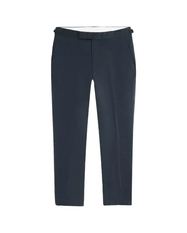 Men's Cotton Flat-Front Trousers Men's Cotton Flat-Front Trousers
