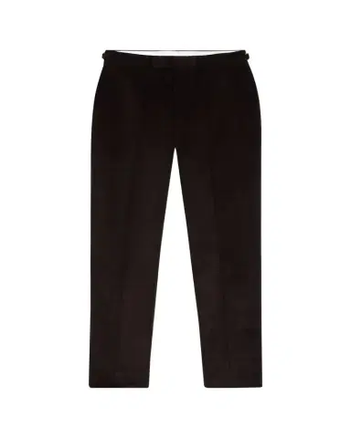 Anderson & Sheppard Men's Cotton Corduroy Flat-Front Trousers | Thumbnail 1 Anderson & Sheppard Men's Cotton Corduroy Flat-Front Trousers | Thumbnail 1