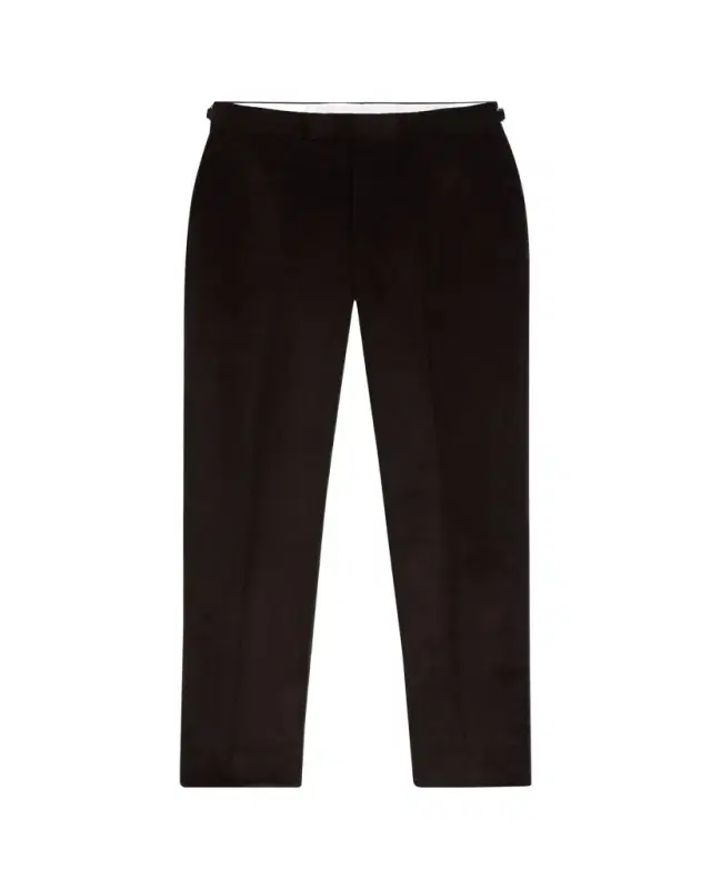 Men's Cotton Corduroy Flat-Front Trousers Men's Cotton Corduroy Flat-Front Trousers