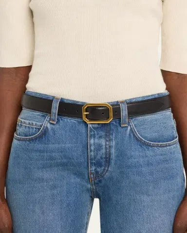 Nili Lotan Anais Leather Belt | Thumbnail 2