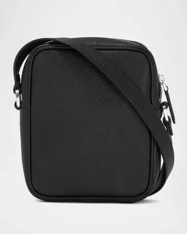 Montblanc Men's Sartorial Nano Saffiano Leather Messenger Bag | Thumbnail 2