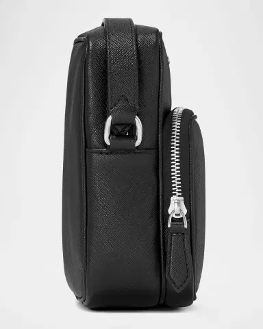 Montblanc Men's Sartorial Nano Saffiano Leather Messenger Bag | Thumbnail 4