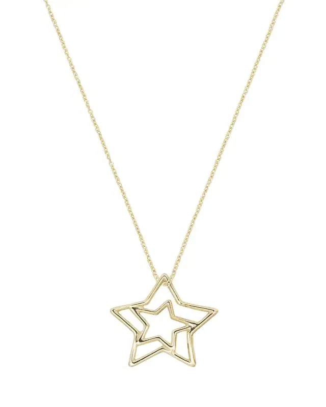 Aliita 9K Yellow Gold Star Necklace