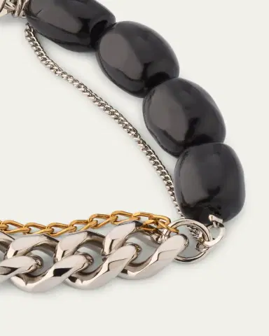Dries Van Noten Men's Stone and Chain Bracelet | Thumbnail 3