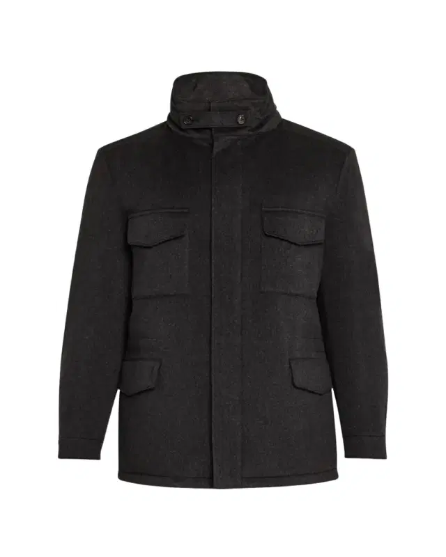 Men's Traveller Cashmere Full-Zip Field Jacket