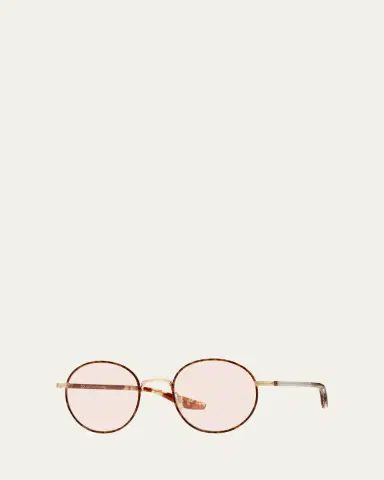BARTON PERREIRA Men's Caster Zyl and Titanium Round Sunglasses | Thumbnail 2 BARTON PERREIRA Men's Caster Zyl and Titanium Round Sunglasses | Thumbnail 2