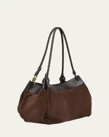 Bottega Veneta Parachute Maxi Suede Shoulder Bag | Thumbnail 3 Bottega Veneta Parachute Maxi Suede Shoulder Bag | Thumbnail 3