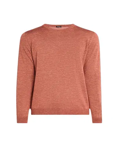 Kiton Men's Cashmere and Linen Crewneck Sweater | Thumbnail 1 Kiton Men's Cashmere and Linen Crewneck Sweater | Thumbnail 1