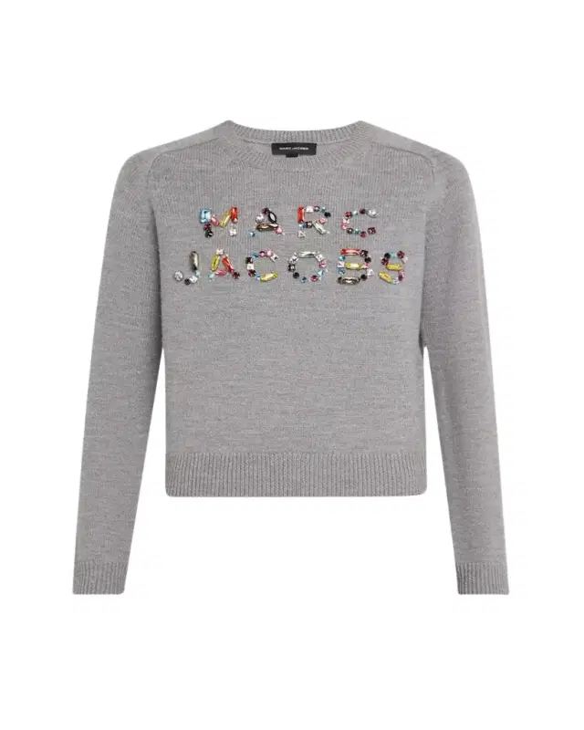 Gem Logo Knit Crewneck Sweater