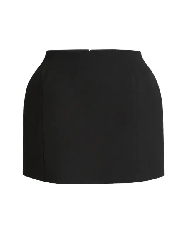 Hourglass Wool Mini Skirt Hourglass Wool Mini Skirt