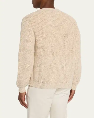 Loro Piana Men's Meina Cotton Cardigan | Thumbnail 3 Loro Piana Men's Meina Cotton Cardigan | Thumbnail 3