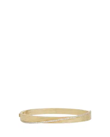Lana 14K Yellow Gold Flawless Planet Bangle | Thumbnail 1