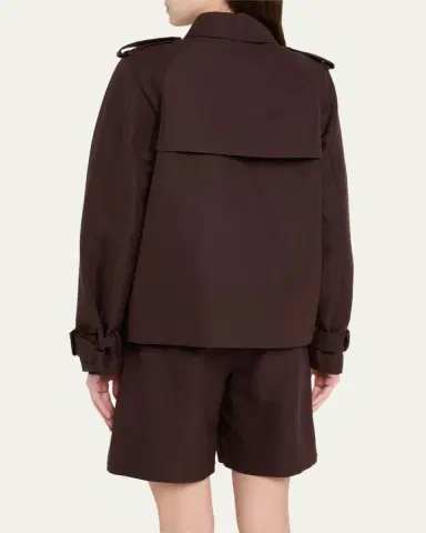 Loro Piana Dave Button Down Wool Silk Short Jacket | Thumbnail 3