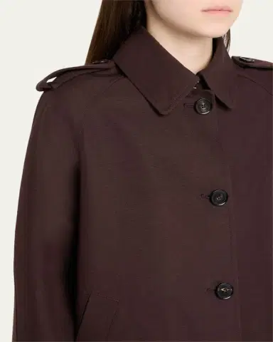 Loro Piana Dave Button Down Wool Silk Short Jacket | Thumbnail 5