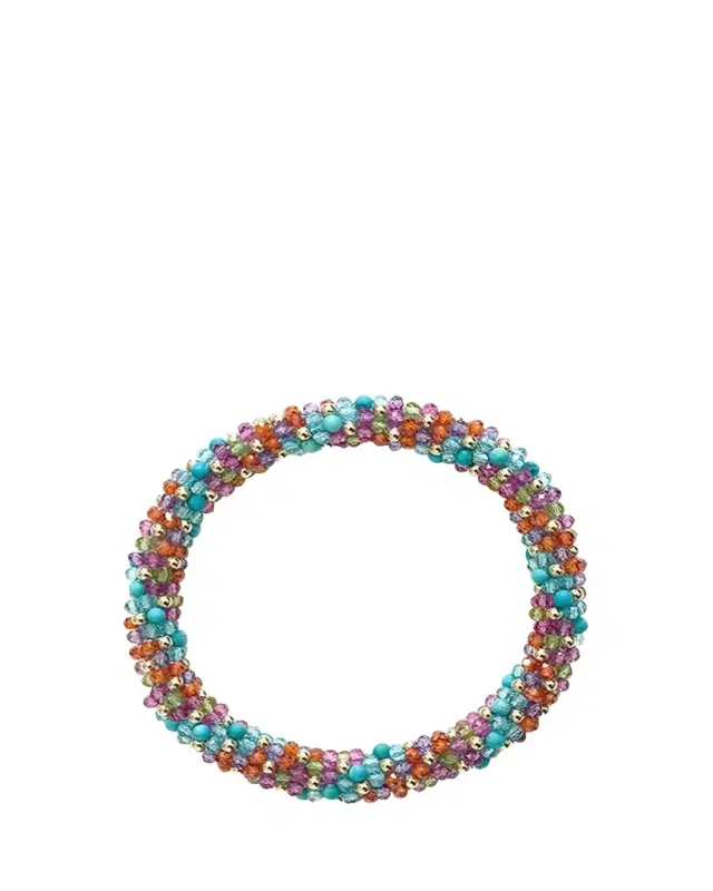 Meredith Frederick 14K Yellow Gold and Mixed Gemstone Bead Bracelet