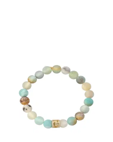 Sydney Evan 14K Yellow Gold Lucky Rondelle Amazonite Bracelet | Thumbnail 1 Sydney Evan 14K Yellow Gold Lucky Rondelle Amazonite Bracelet | Thumbnail 1