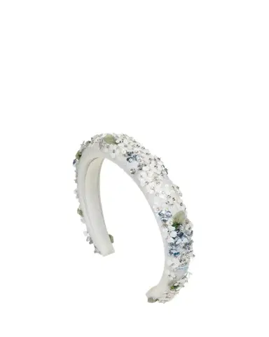 Jennifer Behr Aurellia Tulle Embellished Headband | Thumbnail 1