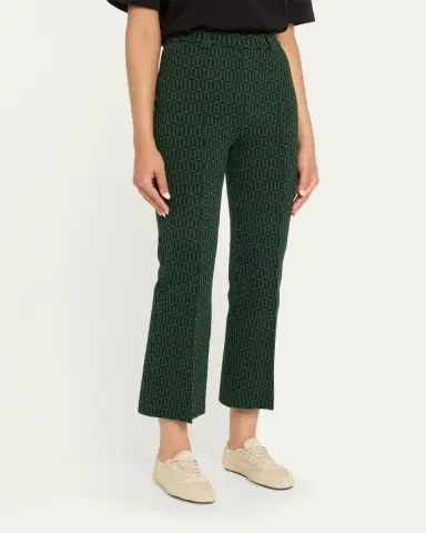 HIGH SPORT Charlie Geo-Jacquard Flared Pants | Thumbnail 4 HIGH SPORT Charlie Geo-Jacquard Flared Pants | Thumbnail 4