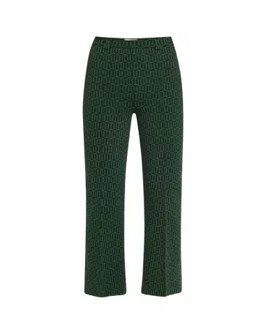 HIGH SPORT Charlie Geo-Jacquard Flared Pants | Thumbnail 1 HIGH SPORT Charlie Geo-Jacquard Flared Pants | Thumbnail 1