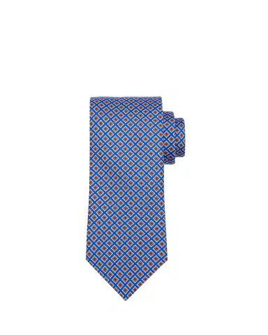 Petronius 1926 Men's Micro-Medallion Silk Tie | Thumbnail 1