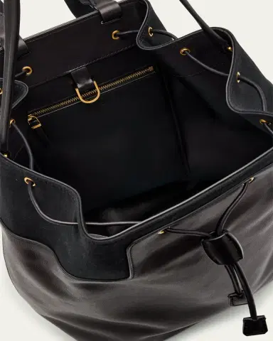 The Row Men's Spring 11 Canvas and Leather Backpack | Thumbnail 4 The Row Men's Spring 11 Canvas and Leather Backpack | Thumbnail 4