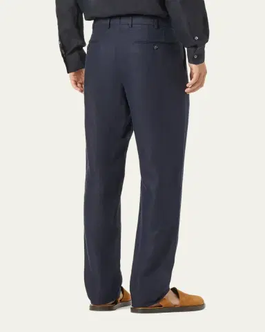 Loro Piana Men's Carlo Antigua Flax Trousers | Thumbnail 3 Loro Piana Men's Carlo Antigua Flax Trousers | Thumbnail 3
