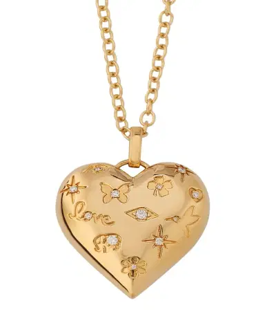 Sydney Evan Puffy Icon Heart Charm | Thumbnail 1