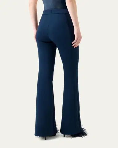 Akris Faris Side-Stripe Techno Neoprene Bootcut Pants | Thumbnail 3 Akris Faris Side-Stripe Techno Neoprene Bootcut Pants | Thumbnail 3