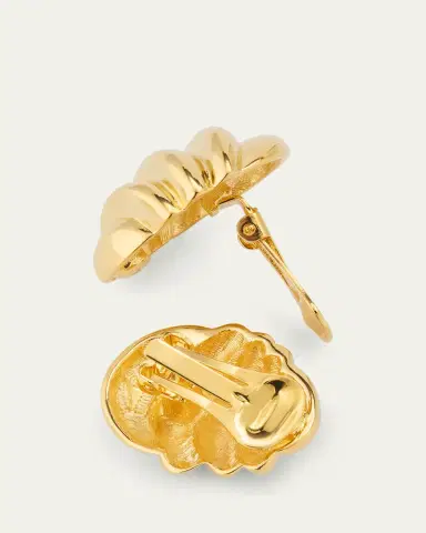 Ben-Amun Electroplated Square Clip-On Earrings | Thumbnail 4