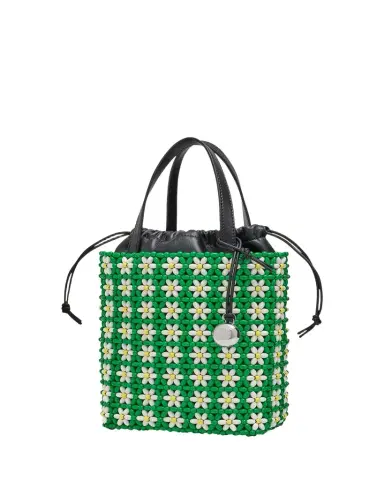Loewe Mini Flower Beaded Tote Bag in Acetate | Thumbnail 1 Loewe Mini Flower Beaded Tote Bag in Acetate | Thumbnail 1