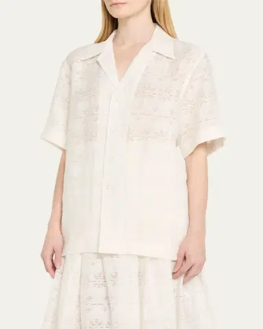 The Salting Cabana Tissue Jacquard Shirt | Thumbnail 4 The Salting Cabana Tissue Jacquard Shirt | Thumbnail 4
