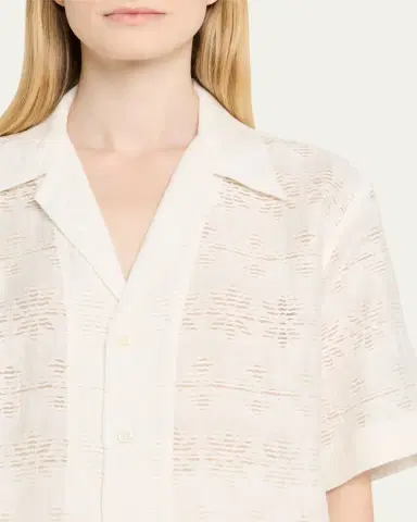 The Salting Cabana Tissue Jacquard Shirt | Thumbnail 5 The Salting Cabana Tissue Jacquard Shirt | Thumbnail 5