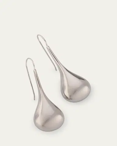 Ben-Amun Silver Plated Long Drop Earrings | Thumbnail 3