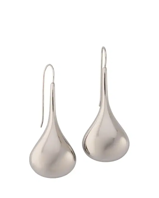 Silver Plated Long Drop Earrings