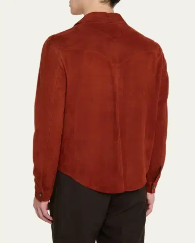 SAVAS Men's Lowry Leather Shirt Jacket | Thumbnail 3 SAVAS Men's Lowry Leather Shirt Jacket | Thumbnail 3