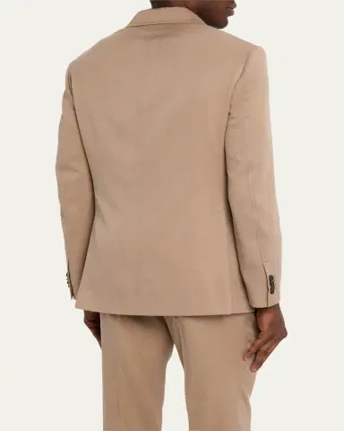 Brioni Men's Silk Leather-Trim Travel Jacket | Thumbnail 3
