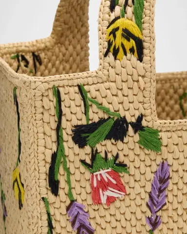 Loewe x Paula 's Ibiza Small Flower Tote Bag in Raffia | Thumbnail 6 Loewe x Paula 's Ibiza Small Flower Tote Bag in Raffia | Thumbnail 6