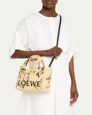 Loewe x Paula 's Ibiza Small Flower Tote Bag in Raffia | Thumbnail 8 Loewe x Paula 's Ibiza Small Flower Tote Bag in Raffia | Thumbnail 8