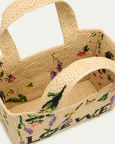 Loewe x Paula 's Ibiza Small Flower Tote Bag in Raffia | Thumbnail 10 Loewe x Paula 's Ibiza Small Flower Tote Bag in Raffia | Thumbnail 10