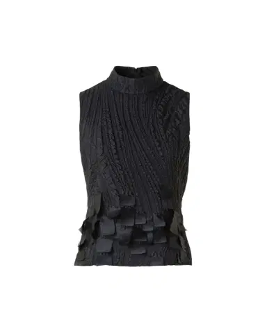 Akris Jacquard Waves and Ribbons Silk-Blend Blouse | Thumbnail 1 Akris Jacquard Waves and Ribbons Silk-Blend Blouse | Thumbnail 1
