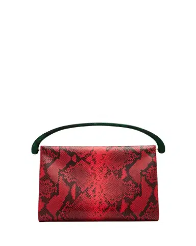 Dries Van Noten Crisp Python Top-Handle Bag | Thumbnail 1