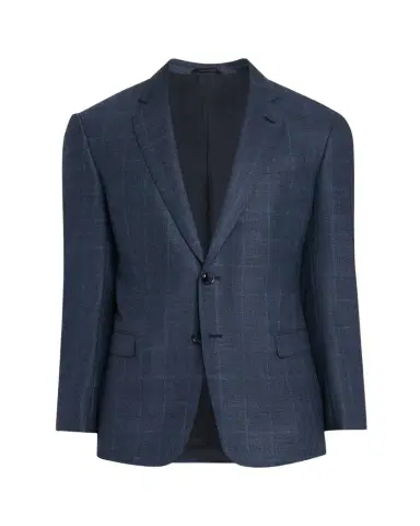 Giorgio Armani Men's Wool and Cashmere Soft Check Sport Coat | Thumbnail 1