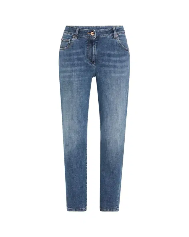 High-Rise Stretch Skinny-Leg Jeans