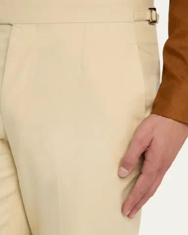 Anderson & Sheppard Men's Style One Flat-Front Trousers | Thumbnail 10 Anderson & Sheppard Men's Style One Flat-Front Trousers | Thumbnail 10