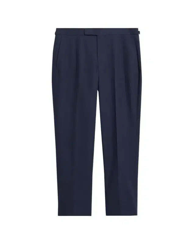 Anderson & Sheppard Men's Style One Flat-Front Trousers