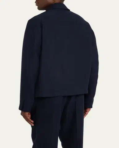 Loro Piana Men's Maurin Full-Zip Blouson | Thumbnail 3 Loro Piana Men's Maurin Full-Zip Blouson | Thumbnail 3