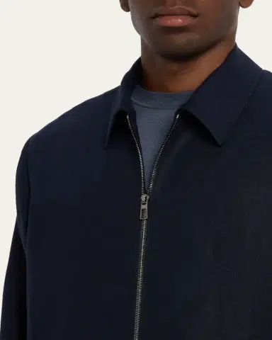 Loro Piana Men's Maurin Full-Zip Blouson | Thumbnail 5 Loro Piana Men's Maurin Full-Zip Blouson | Thumbnail 5