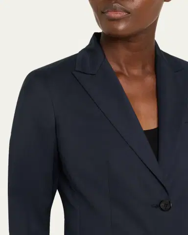 Kiton Single-Breasted Wool Blazer | Thumbnail 5 Kiton Single-Breasted Wool Blazer | Thumbnail 5