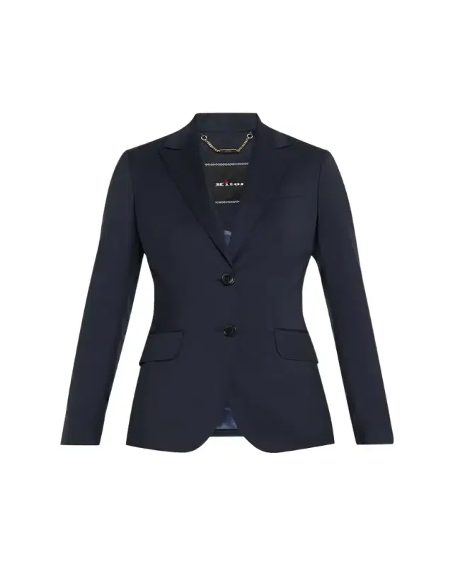 Single-Breasted Wool Blazer